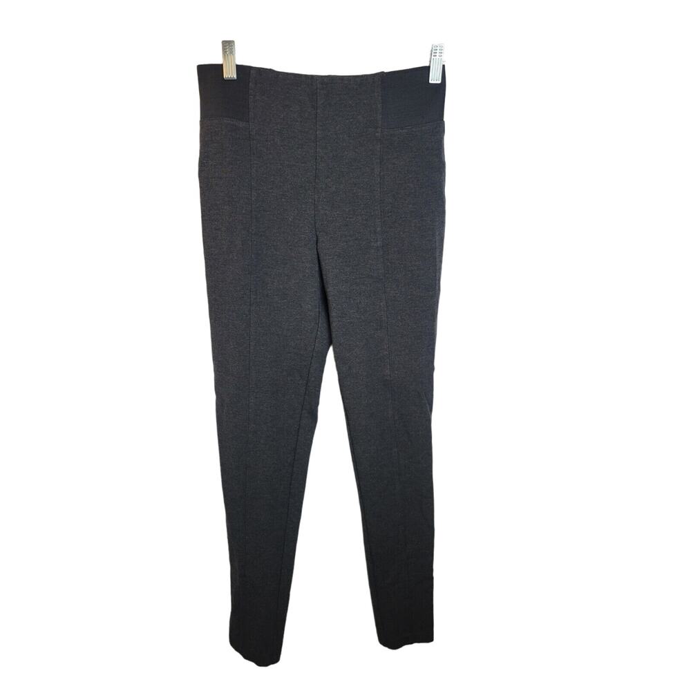 Halogen Gray Skinny Mid Rise Stretch Pull On Casual Leggings Women's Size Medium